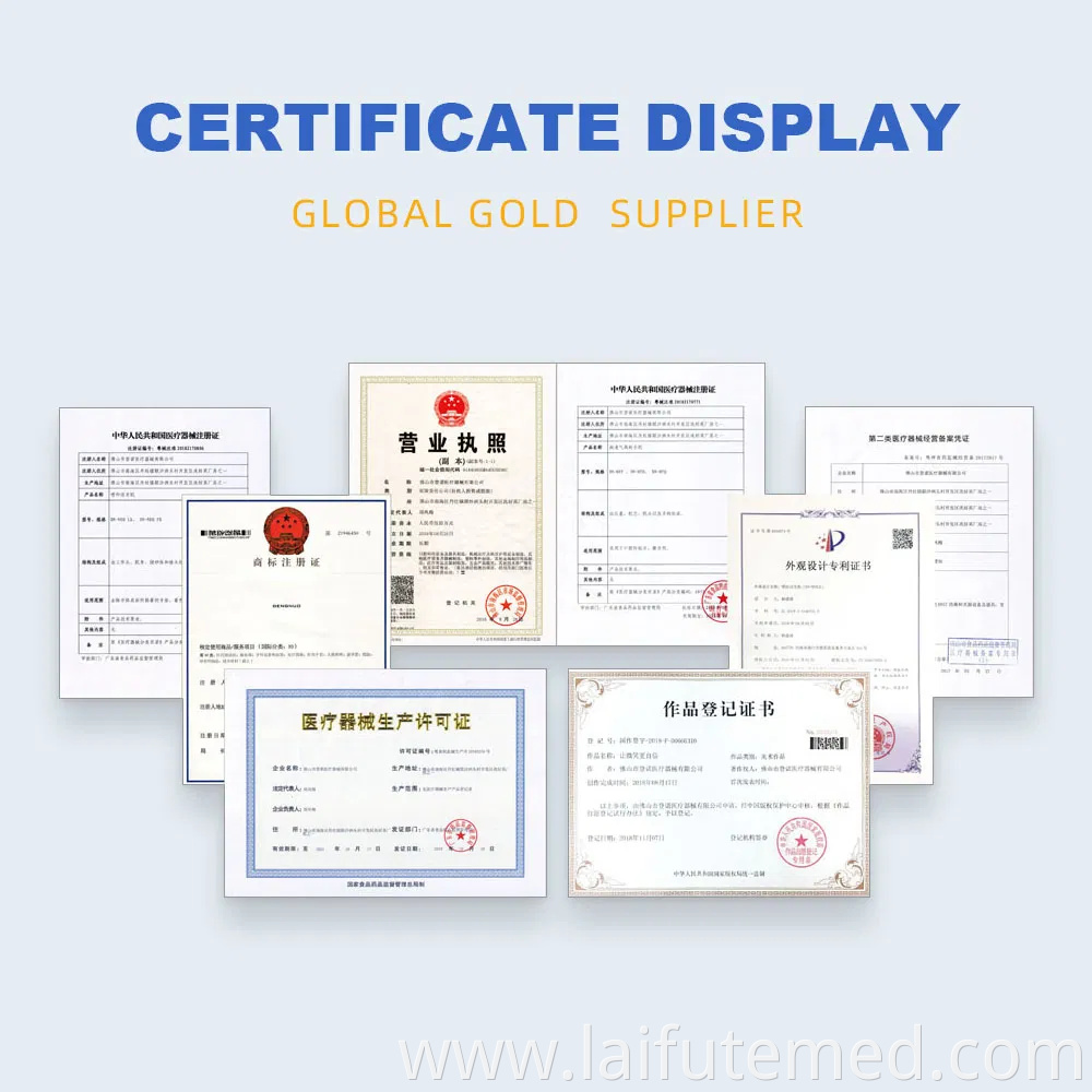 Portable Unit Dental Treatment Mobile Cart Trolley Dental Unit with Film Viewer